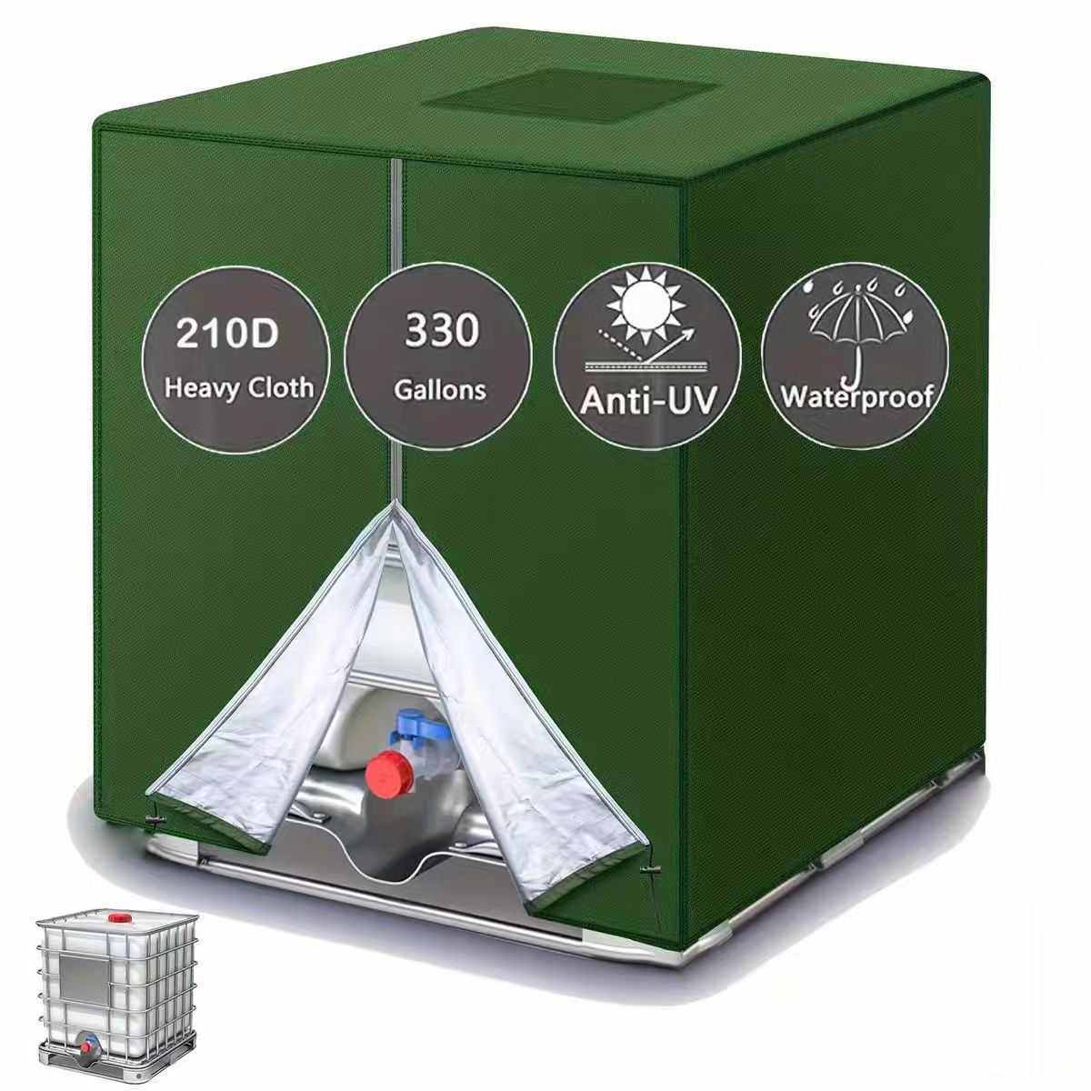 防尘罩桶防水ibc牛津布水箱吨水桶罩户外隔热1000l罩,居家布艺,万能盖巾,淘宝优惠券,粉丝福利购,淘宝优惠卷