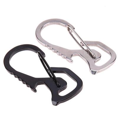 Carabiner Keychain Hook Outdoor Stainless Steel Carabiner Ca