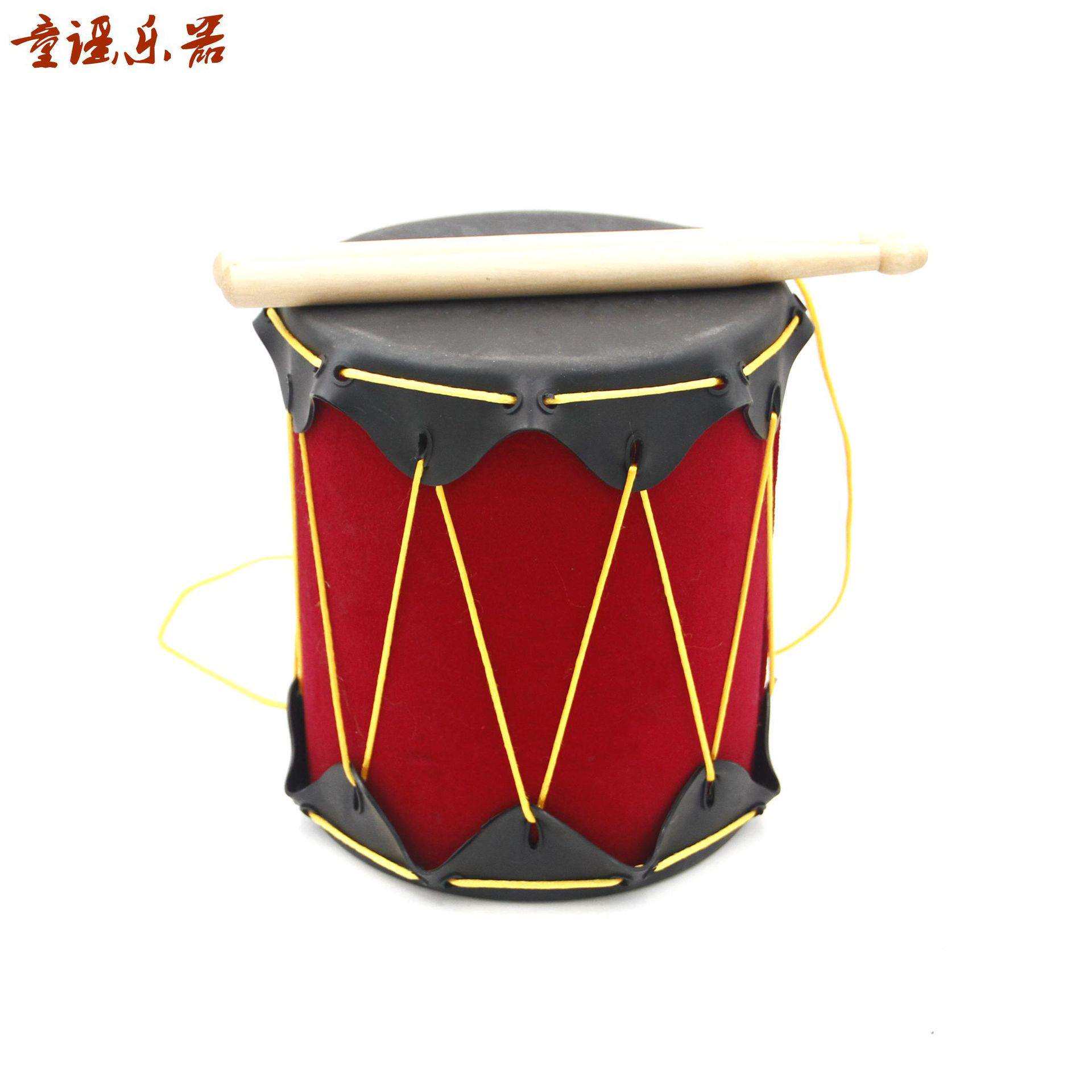 奥尔夫打击乐器双面鼓胶皮鼓印第安鼓