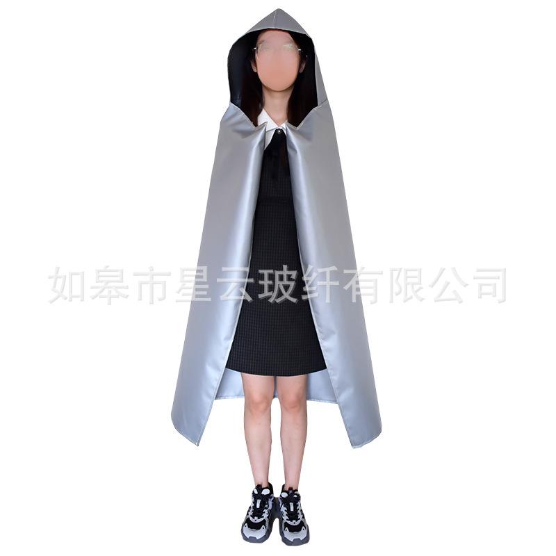 防火斗篷披风高层火灾逃生衣灭火毯硅胶玻璃纤维布灭火毯防火服