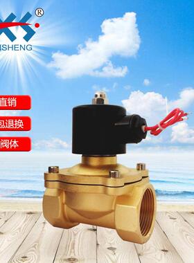 电磁阀常闭水阀气阀全铜2分4分6分1寸2寸AC220V DC24V 厂家直销