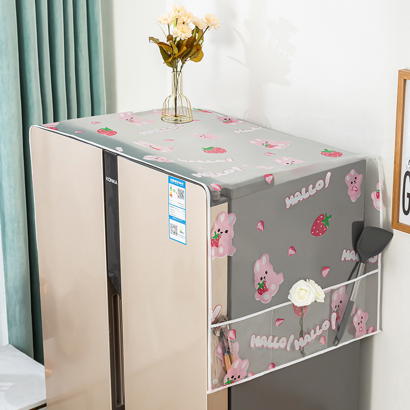 防尘罩保护套厂家清新卡通床头罩