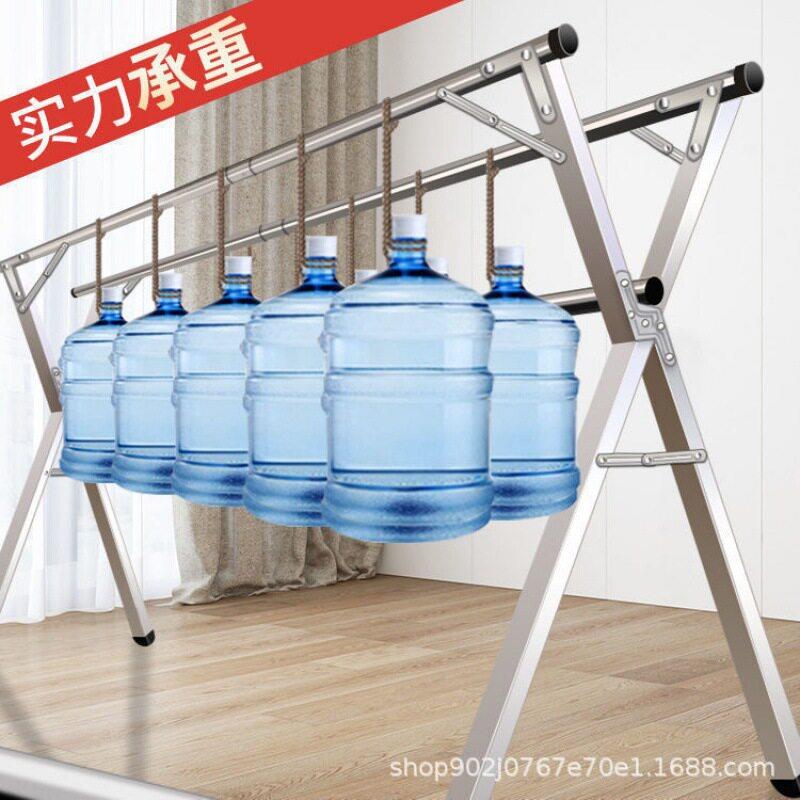 毛巾架洗车理髲店专用晾衣架子落地可移动可折叠伸缩杆晒被子家用