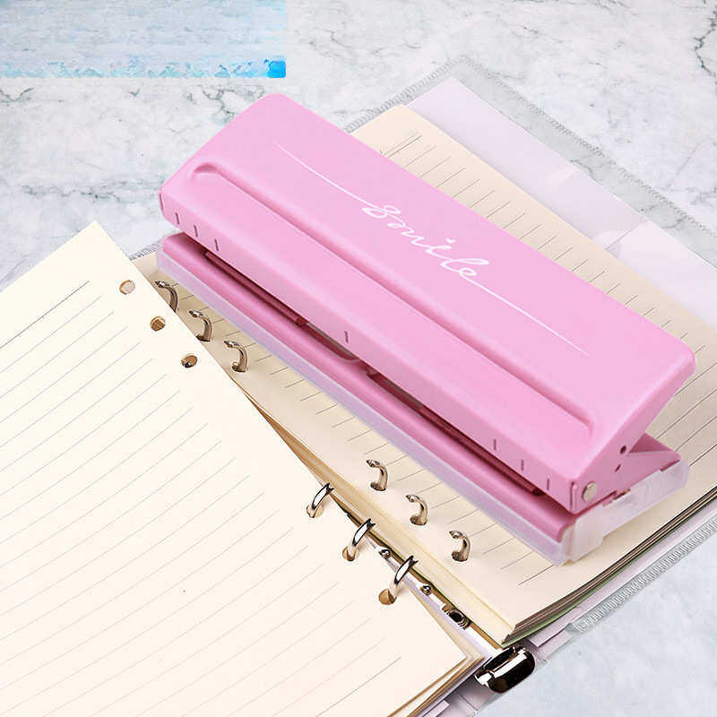 可得优9170可调节a7打孔器学生文具6孔打孔机活页手账纸张打孔器,清洗/食品/商业设备,打孔机,淘宝优惠券,粉丝福利购,淘宝优惠卷