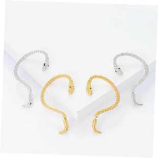 snake hang ear earring朋克耳环 earrings punk shaped 蛇形耳钉