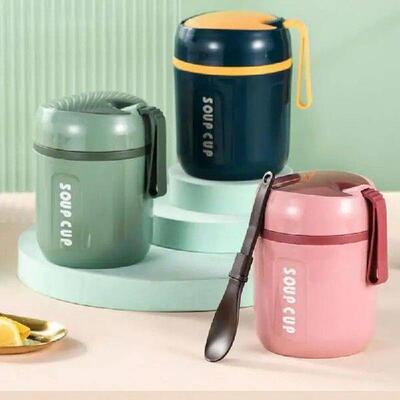 480ml Food Thermal Jar Insulated Soup Cup Thermos