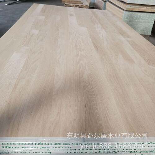 红橡木直拼板门板橱柜衣柜板实木桌面板装修板板材装修原木