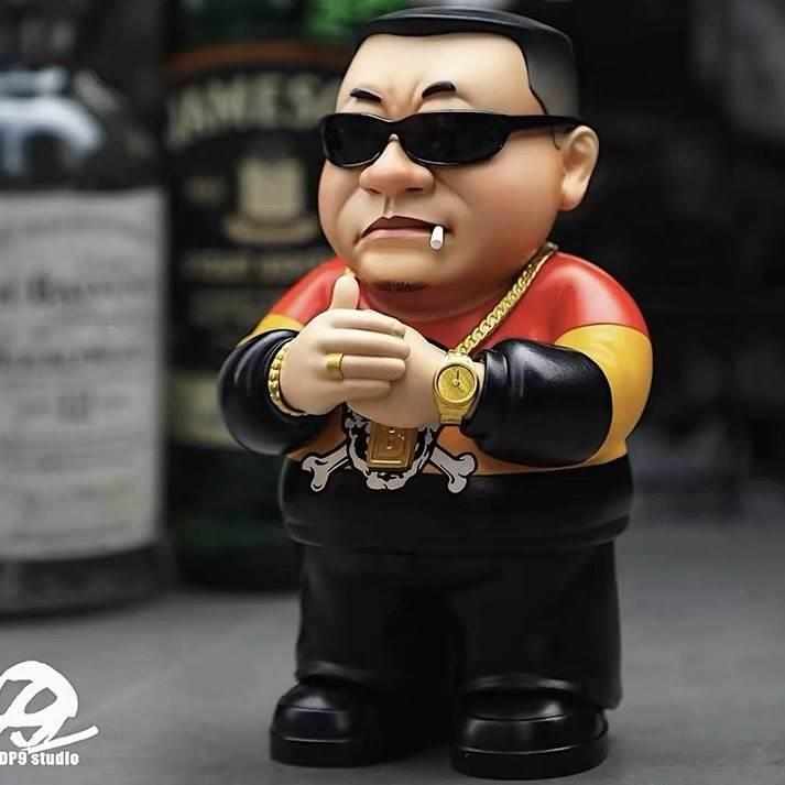 国产Q版闯江湖真人潮玩男生礼物模玩摆件公仔辽北彪哥范德彪手办