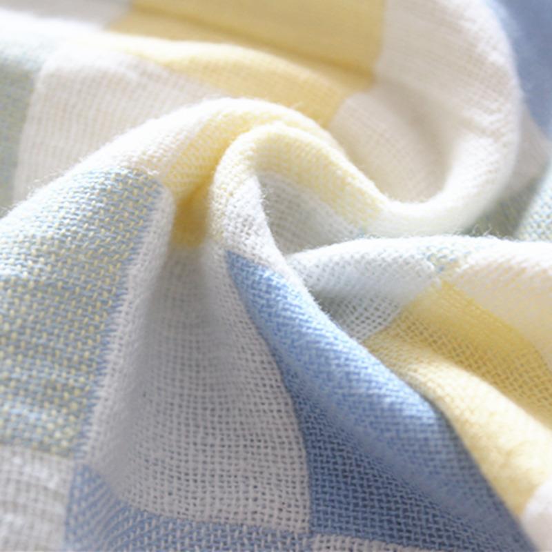 OF9D纯棉双层纱布浴巾成人男女夏季洗澡大毛巾吸水薄款速干透气70