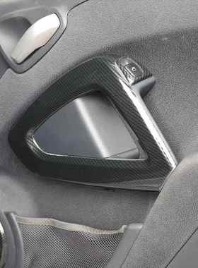 09色-14款梅赛德斯451斯装玛电动窗扶特手改黑SMARTf碳纤维汽车配