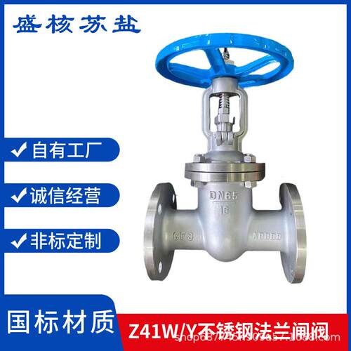 Z41W/Y-16P25RL40PL64P100P国标04达标手动16L耐腐蚀法兰闸阀门
