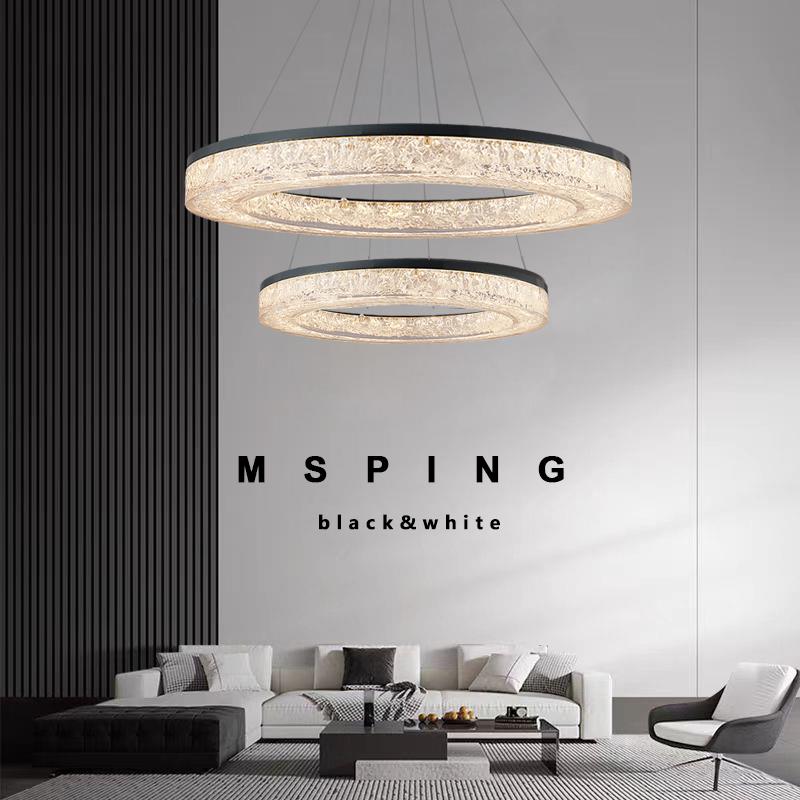 品灯PIND厅EG意NBSR式极简高端奢树脂客吊灯轻主灯大厅餐厅卧室灯