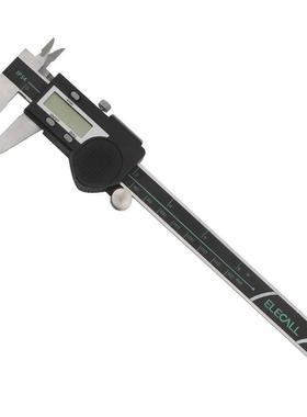 伊莱科0-150mm不锈钢电子数显游标卡尺IP54级专业测量工具150mm