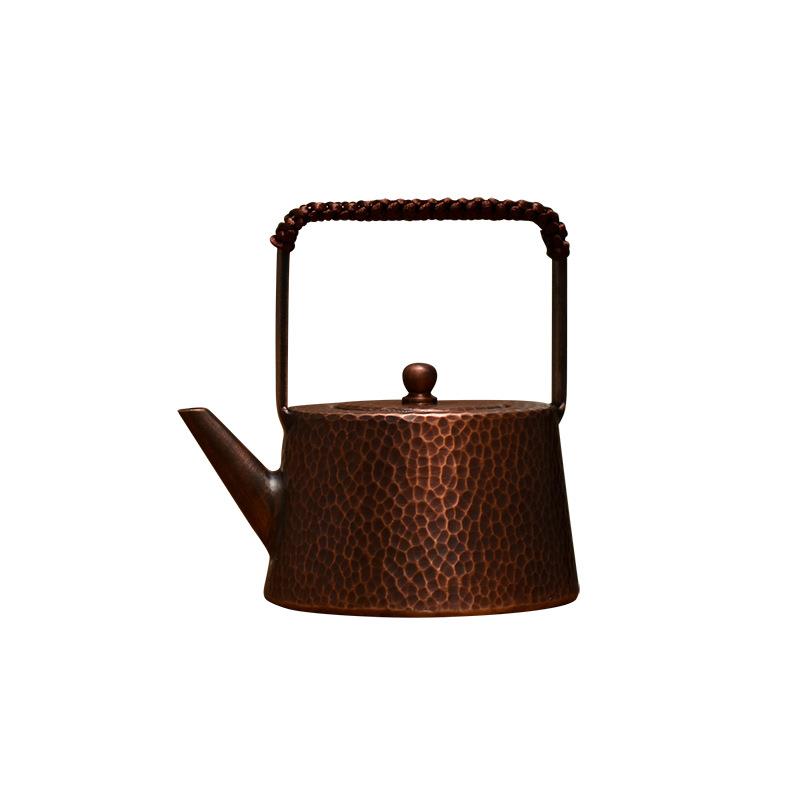 纯手工小号铜壶纯铜茶壶提梁泡茶壶烧水铜壶功夫茶壶复古小壶