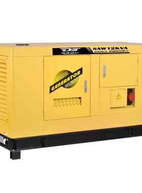 1SAW12KVA0kw静音车载柴发油发电机施10千瓦柴油电机4电压00/230V