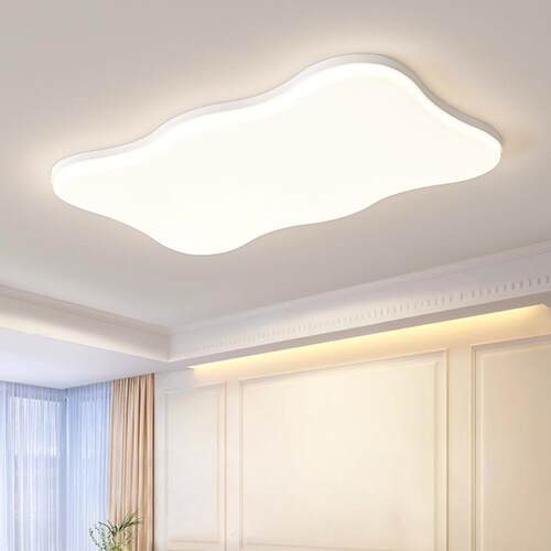 全光谱客厅灯led新款卧室奶油风组合中山灯具套餐三室两厅吸顶灯