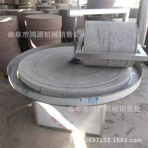 景区观赏石碾子红辣椒面辊石碾子辊石碾子图片