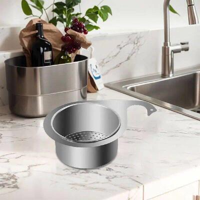 Stainless Steel Swan Kitchen Sink Filter Storage Drainage