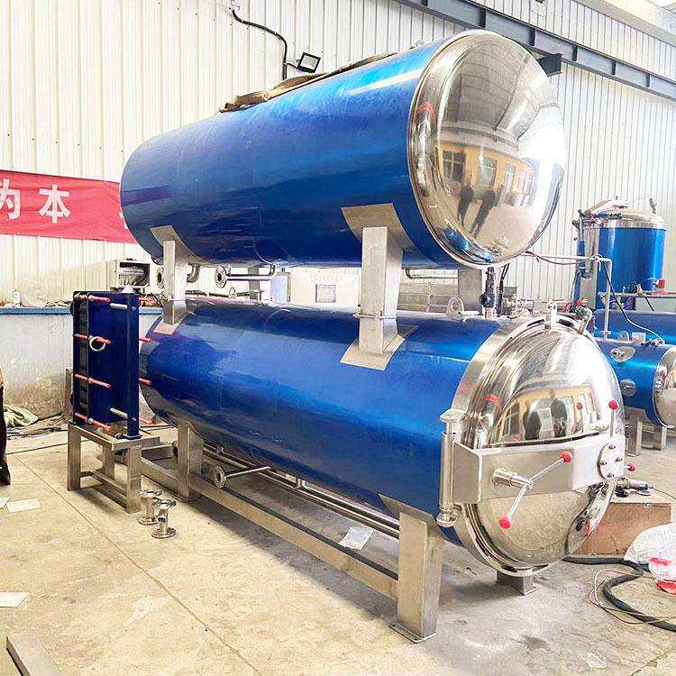 牛肉汤板面调料包杀菌锅拉面汤料包灭菌设备高温自动喷淋杀菌釜