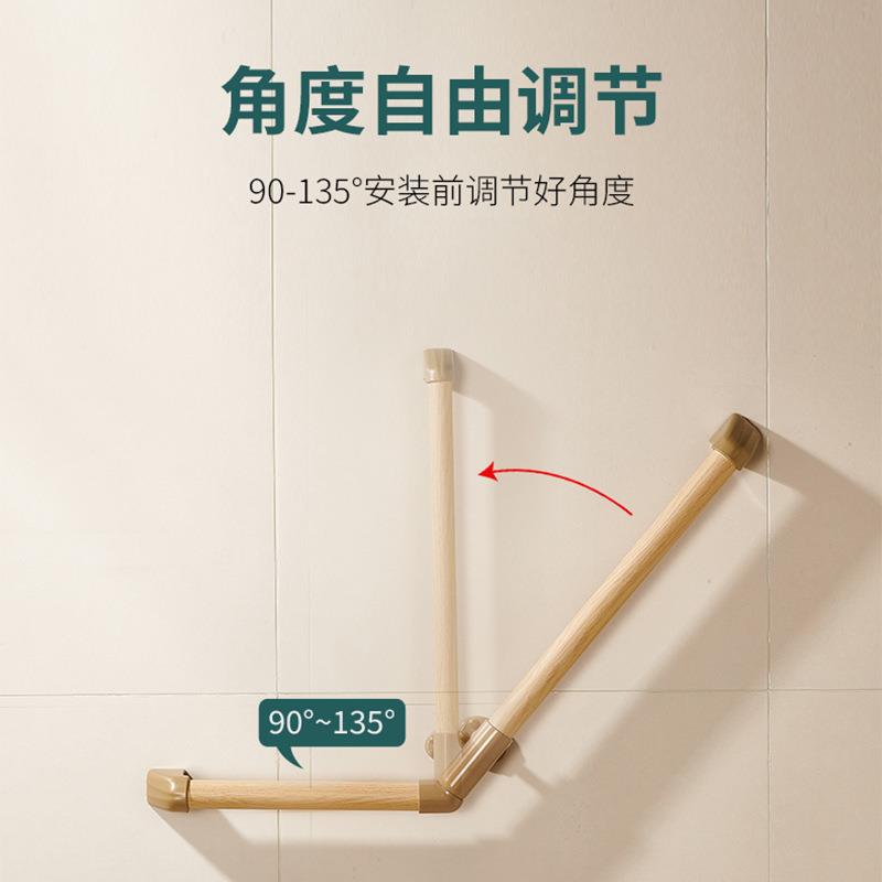 不锈钢老人浴室扶手楼梯厕所多功能转角防滑残疾人助力器墙壁栏杆