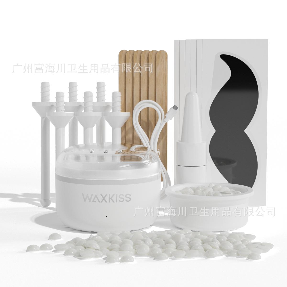 迷你脱毛融蜡器套装适用耳部鼻孔脱毛热蜡机小巧便于携带waxkiss