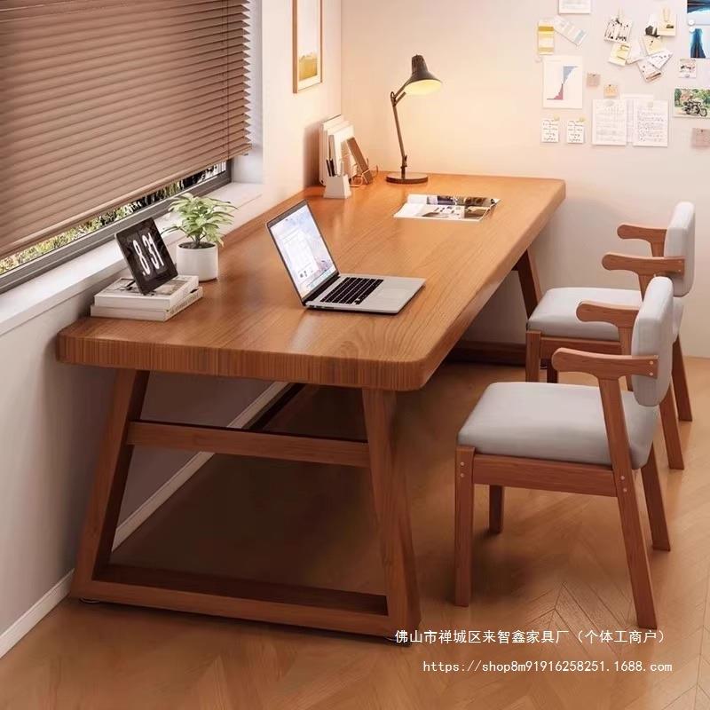 国学桌书法桌新中式毛笔书画桌办公桌电脑桌工作台家用书房写字桌