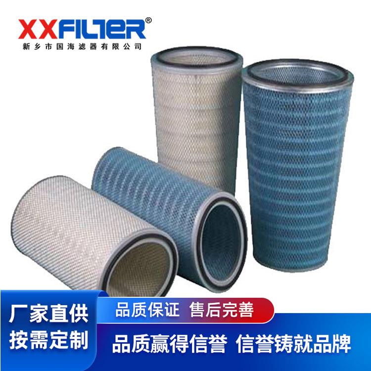 除尘器专用滤筒覆膜防静电阻燃滤材 过滤面积大精准拦截细微粉尘