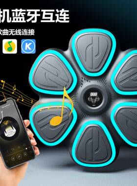 音乐拳击机家用成人墙靶儿童打击反应室内电子靶散打训练器材电动