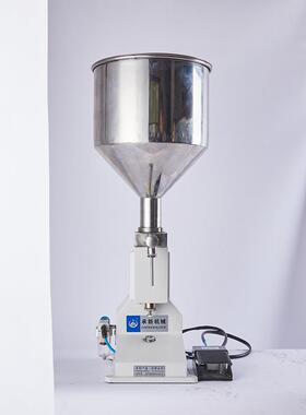 A03型手动定量小膏液型灌装灌机奶油蜂蜜小量手压装OZN分剂装设备