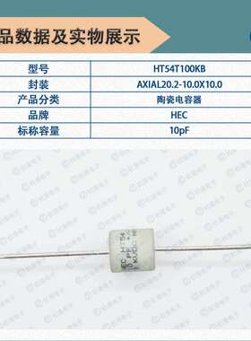 HT54T100KB 封装AXIAL20.0-.0X.0 陶瓷电容器 品质保障陶瓷电容器