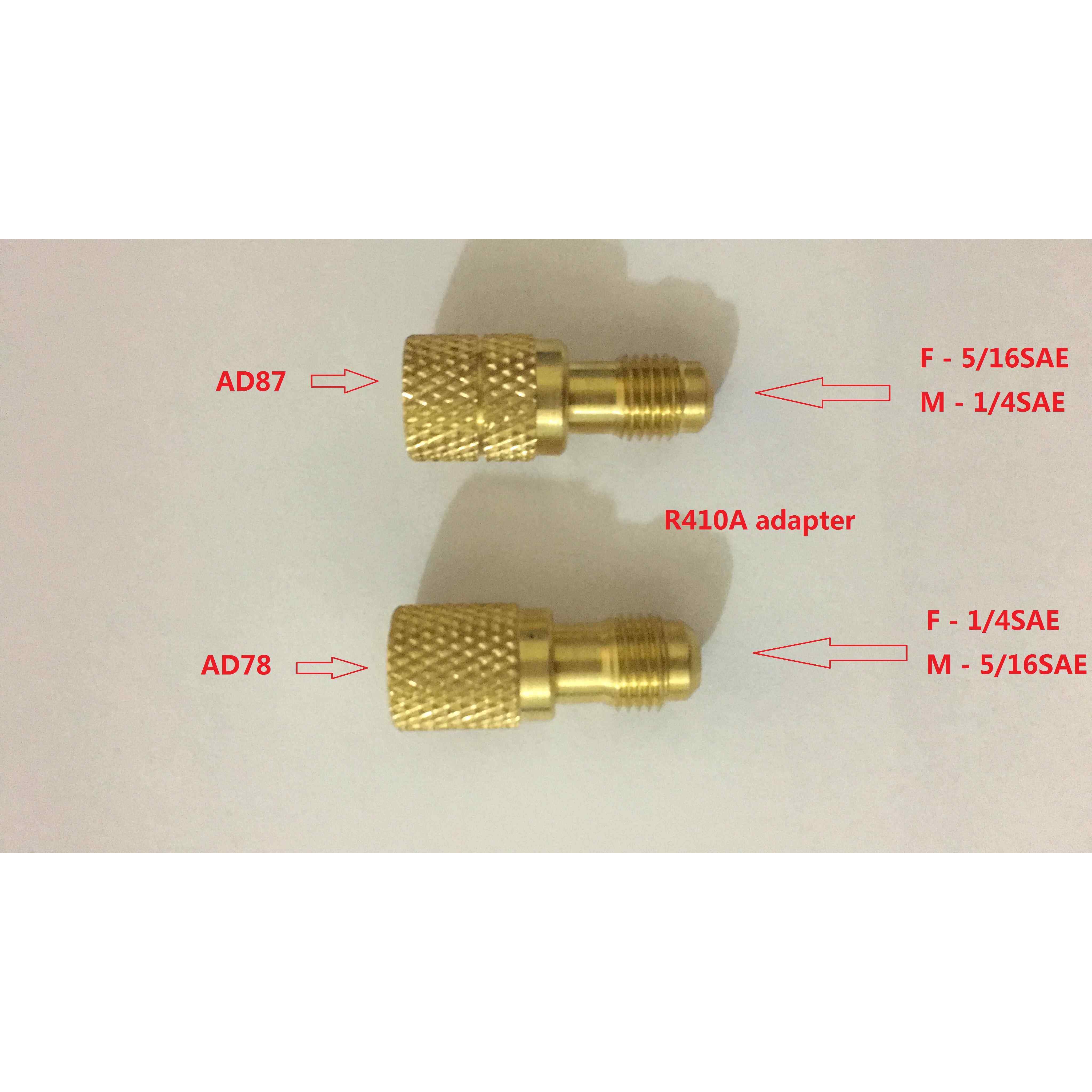 R410A空调制冷转换接头一对 M1/4SAE-F5/16SAE Adapter coulper