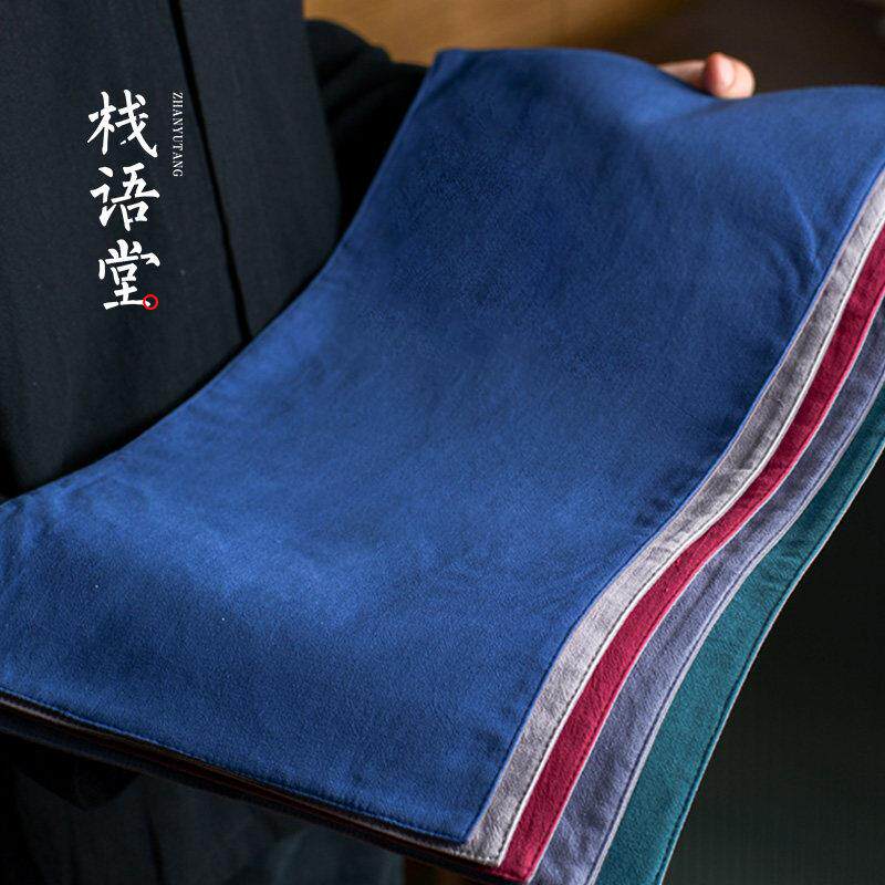 中式纯色棉麻布艺干泡茶席 日式防水桌旗禅意茶桌布茶旗吸水茶垫