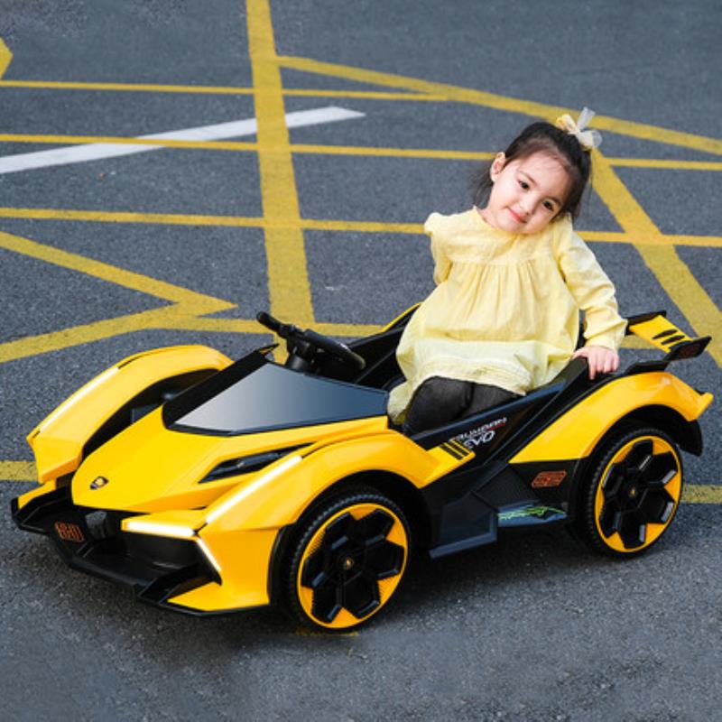 正品儿童电动可坐男女小四轮遥控具汽车孩音乐充电自驾车宝宝四驱