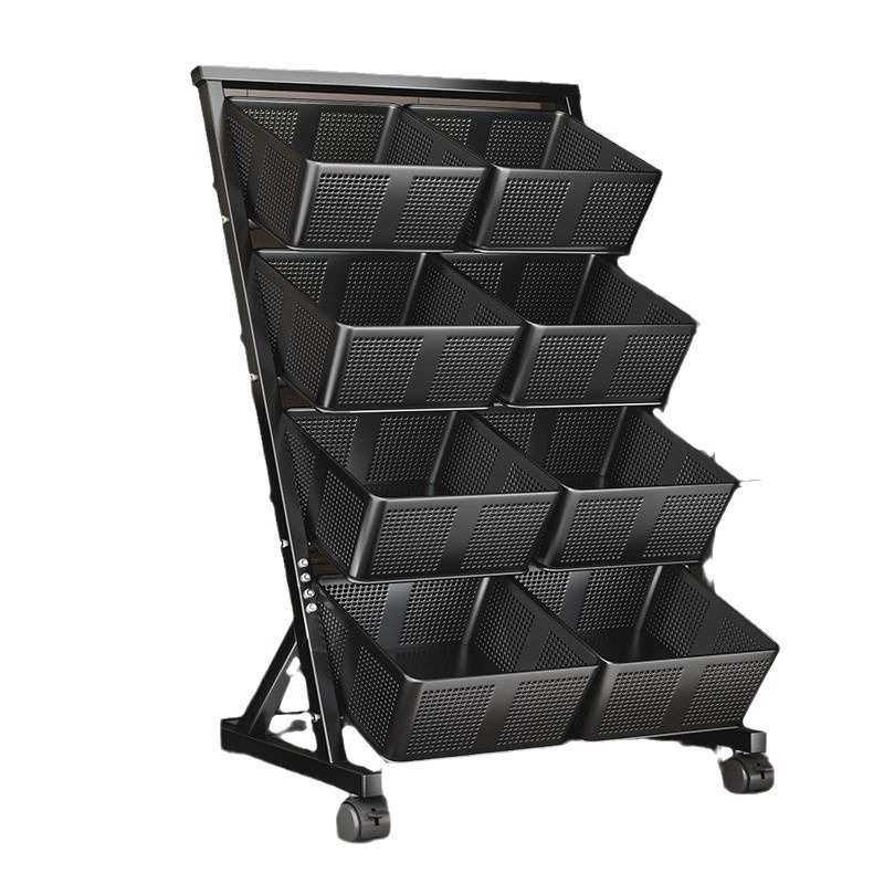 卧室置物架落地多层菜篮子客厅家用小推车零食收纳筐架果蔬菜架子,收纳整理,整理架/置物架/收纳架,淘宝优惠券,粉丝福利购,淘宝优惠卷