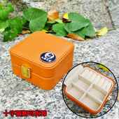 高档唢呐哨盒皮面片管哨子装 片盒子方形乐器配件收纳盒可大气盘