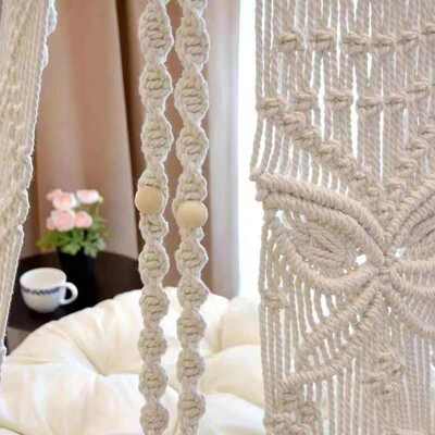 波西秋千吊ins吊儿童吊篮米亚阳台装软椅吊床编织成人吊篮椅手工