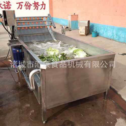 连续式QX-3000辣椒清机 鲜花生泥清机 鼓泡除果蔬清洗设备 汇洗康
