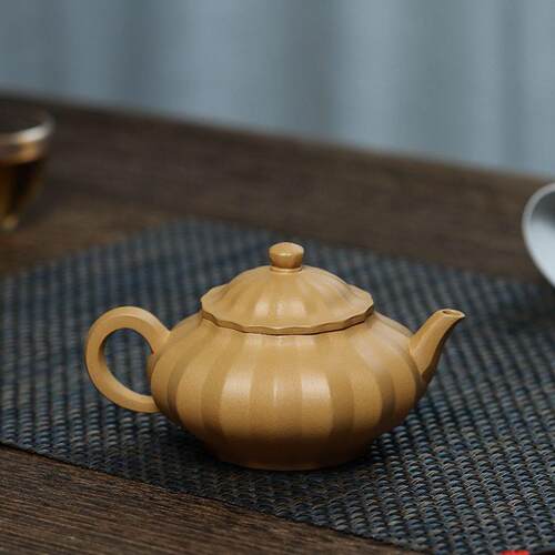 宜兴紫砂壶源头手工原矿段泥合菱泡茶壶茶具网店直播