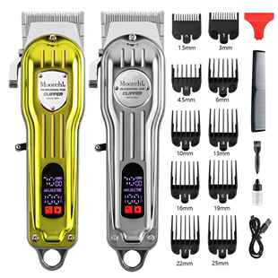 跨境奥科D4金属理发器油头电推剪理发店雕刻电推子发廊渐变剃头刀