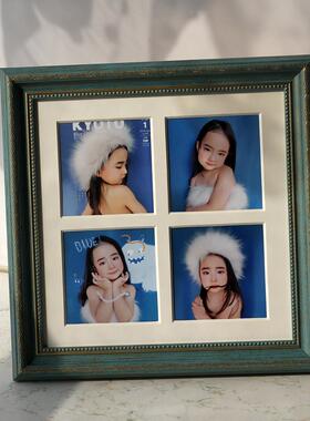 四九宫格相框定制挂墙宝宝儿童洗照片做成摆台正方形多张组合婚纱