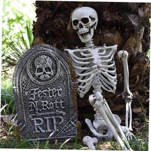 Halloween props bar haunted house atmosphere layout plastic