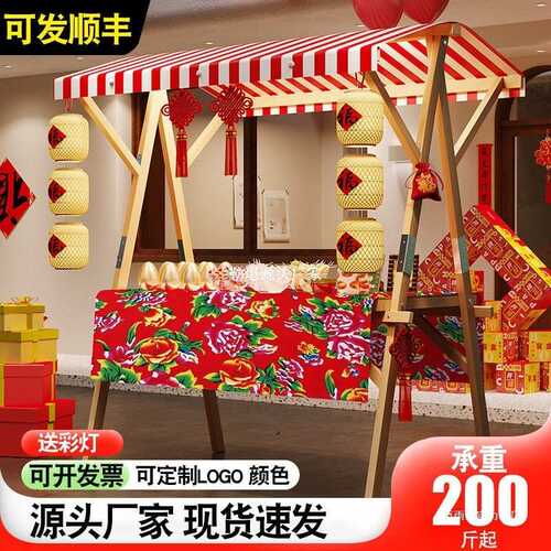 集市摊位展示架夜市摆摊架子户外棚摆摊促销展台移动折叠地摊推车