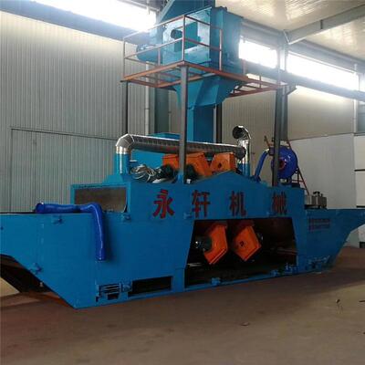 网带式抛丸机通过式抛丸机黄铜件清理铝铸轮毂抛丸清理机