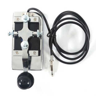 常熟K4重型电键摩斯码电键 3.5mm/6.5mm插头CW短波电键无线电台