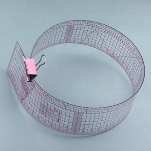 柔软不易断放码尺 长55cm 纸样尺服装软尺打版用品内置刻度不磨灭