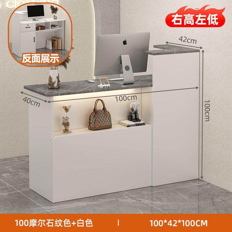 收银台吧台前台小型店铺女装店服装店柜台院按摩店新款收银柜
