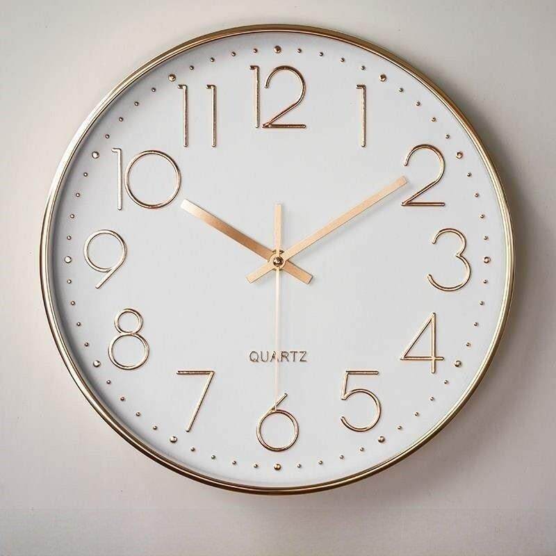 Clock wall clock living room watch bedroom clock silent atmo