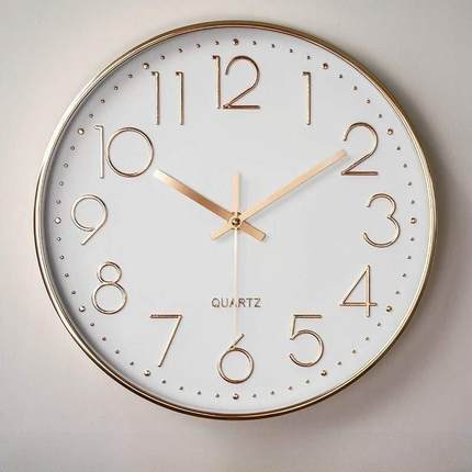 Clock wall clock living room watch bedroom clock silent atmo