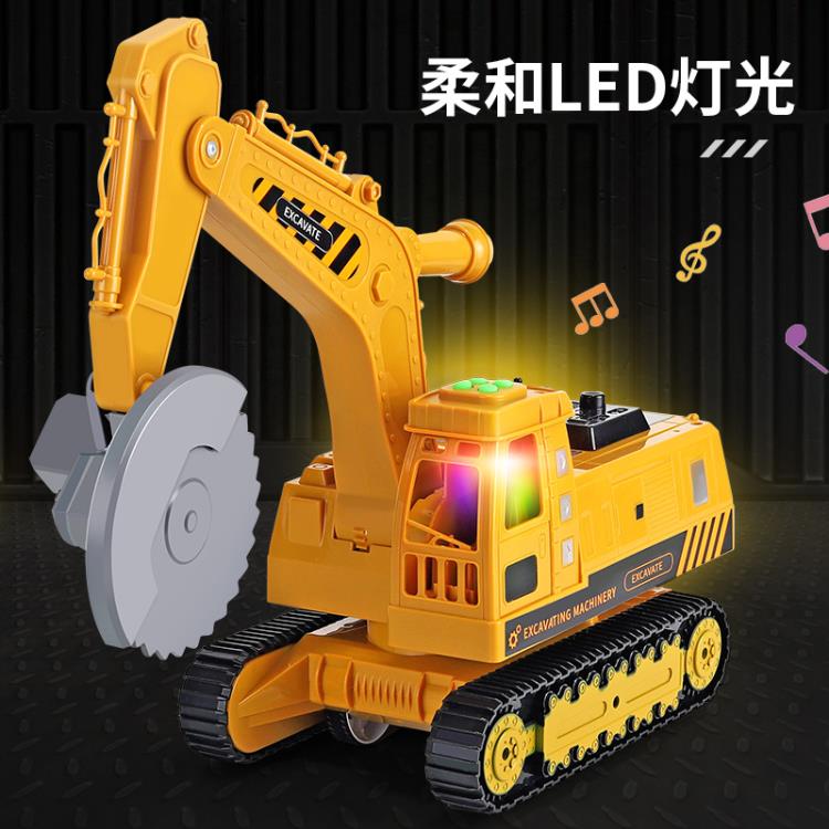 儿童工程车玩具套装切割机挖机益智各类合金小汽车男孩挖掘机3岁6