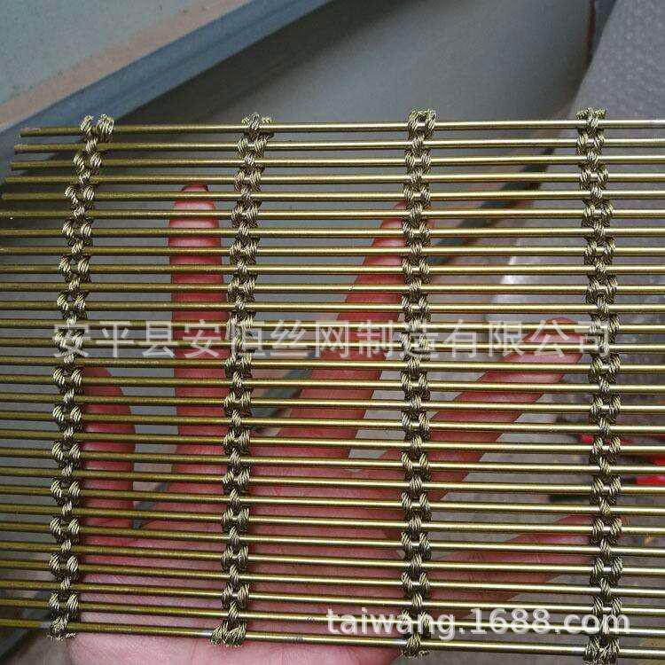 不锈钢丝绳装装饰网隔断金属垂帘网酒店外墙不锈钢装饰挂网